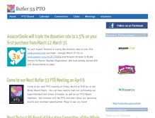 Tablet Screenshot of butler53pto.com